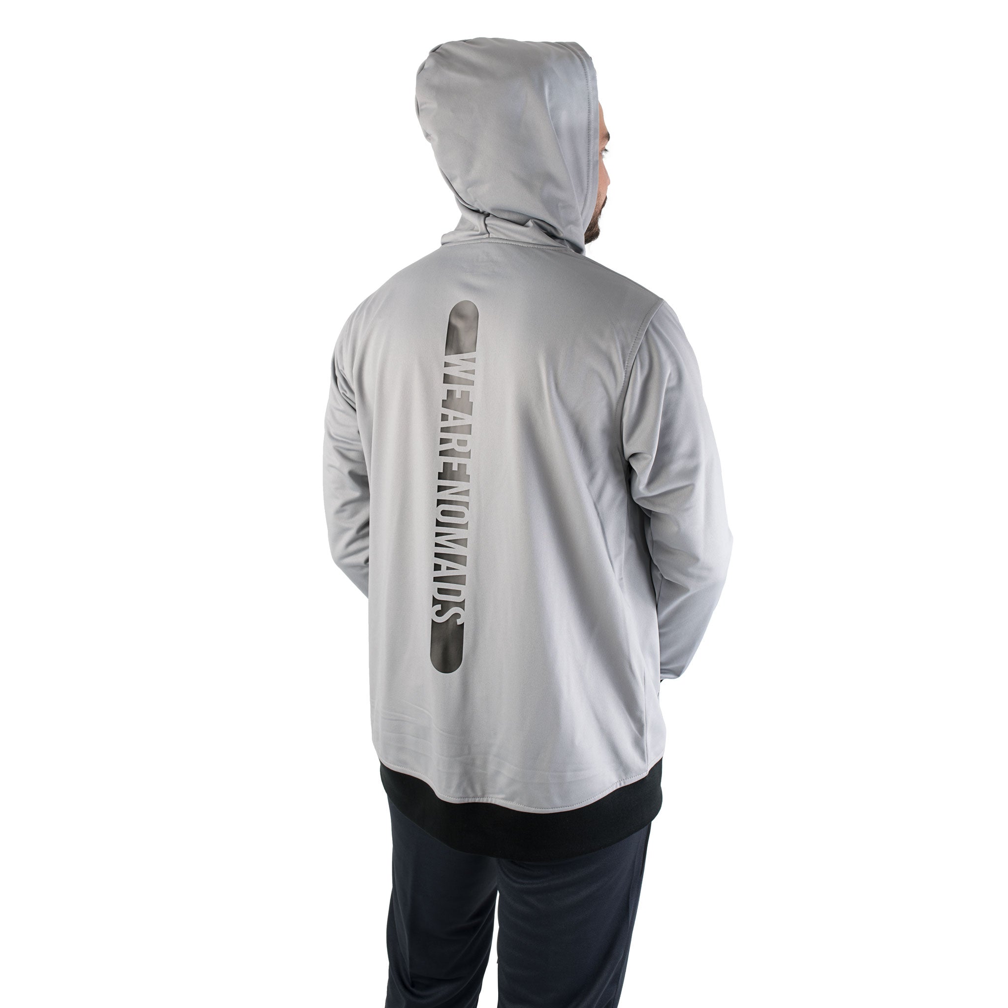 Chamarra deportiva con capucha para hombre