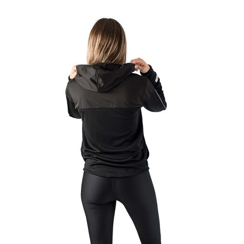 Chamarra con gorro para mujer