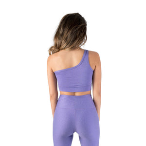 CONJUNTO LEGGINGS Y TOP MORADO 00035